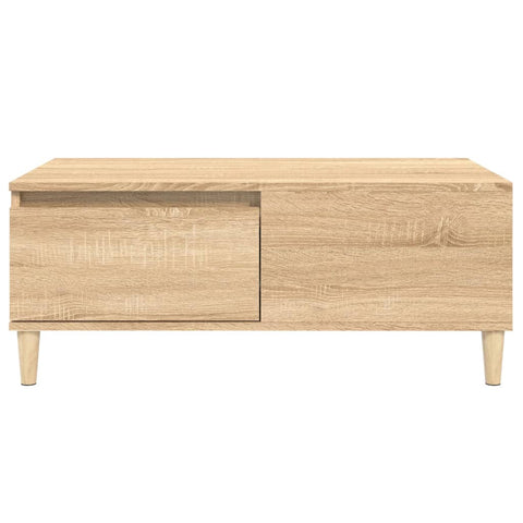 vidaXL Coffee Table Sonoma Oak 90x50x36.5 cm Engineered Wood