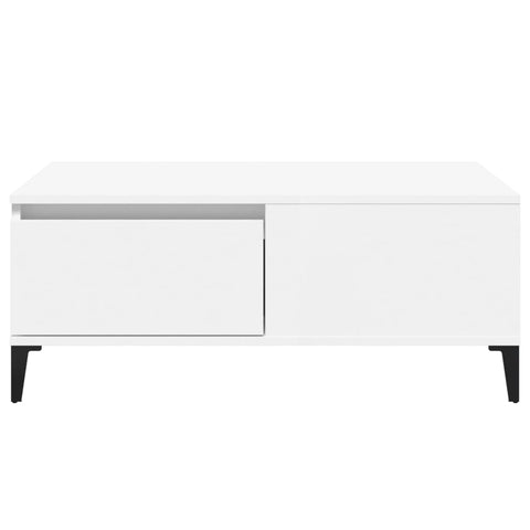 vidaXL Coffee Table White 90x50x36.5 cm Engineered Wood