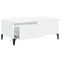 vidaXL Coffee Table White 90x50x36.5 cm Engineered Wood