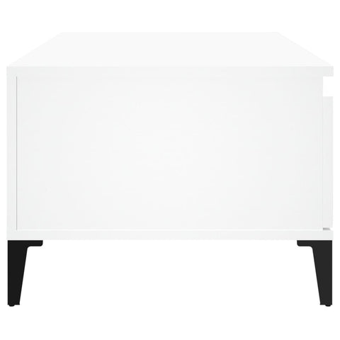 vidaXL Coffee Table White 90x50x36.5 cm Engineered Wood