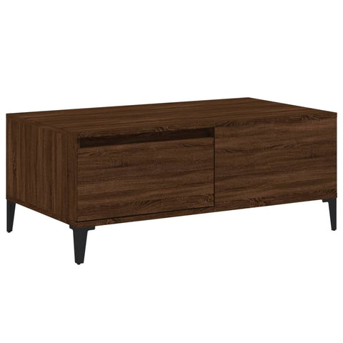 vidaXL Coffee Table Brown Oak 90x50x36.5 cm Engineered Wood