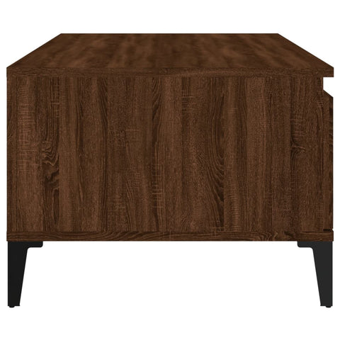vidaXL Coffee Table Brown Oak 90x50x36.5 cm Engineered Wood