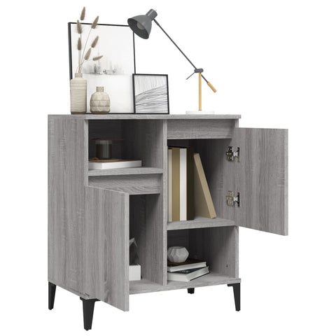 vidaXL Sideboard Grey Sonoma 60x35x70 cm Engineered Wood
