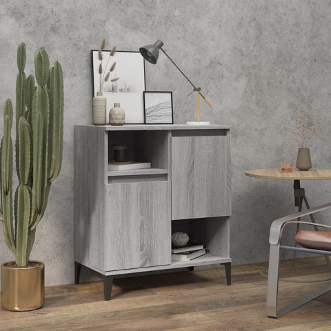 vidaXL Sideboard Grey Sonoma 60x35x70 cm Engineered Wood
