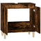 vidaXL Sink Cabinet Smoked Oak 58x33x60 cm Engineered Wood