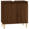 vidaXL Sink Cabinet Brown Oak 58x33x60 cm Engineered Wood