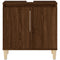 vidaXL Sink Cabinet Brown Oak 58x33x60 cm Engineered Wood