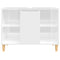 vidaXL Sink Cabinet High Gloss White 80x33x60 cm Engineered Wood