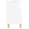vidaXL Sink Cabinet High Gloss White 80x33x60 cm Engineered Wood