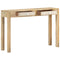 vidaXL Console Table 110x30x75 cm Solid Bleached Wood Mango