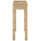 vidaXL Console Table 110x30x75 cm Solid Bleached Wood Mango