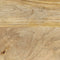 vidaXL Console Table 110x30x75 cm Solid Bleached Wood Mango