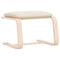 vidaXL Footstool Cream 51x41x40 cm Fabric