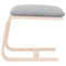 vidaXL Footstool Light Grey 51x41x40 cm Fabric