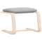 vidaXL Footstool Light Grey 51x41x40 cm Fabric