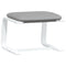 vidaXL Footstool Light Grey 51x41x40 cm Fabric