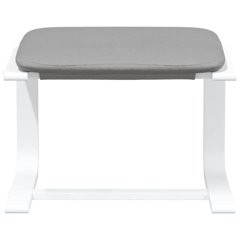 vidaXL Footstool Light Grey 51x41x40 cm Fabric