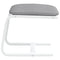 vidaXL Footstool Light Grey 51x41x40 cm Fabric