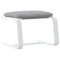 vidaXL Footstool Light Grey 51x41x40 cm Fabric
