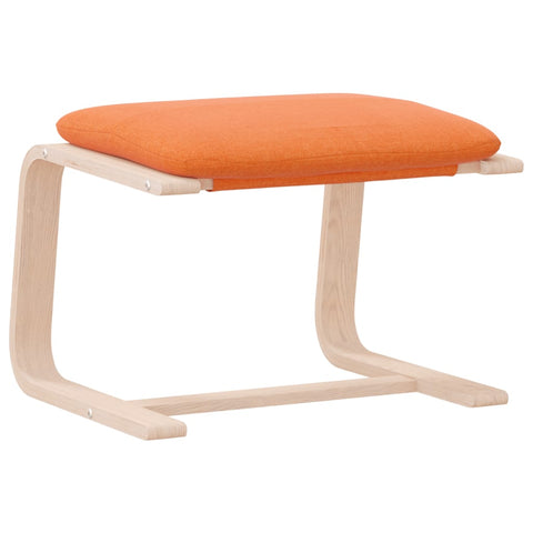 vidaXL Footstool Dark Yellow 51x41x40 cm Fabric