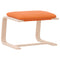 vidaXL Footstool Dark Yellow 51x41x40 cm Fabric