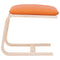 vidaXL Footstool Dark Yellow 51x41x40 cm Fabric