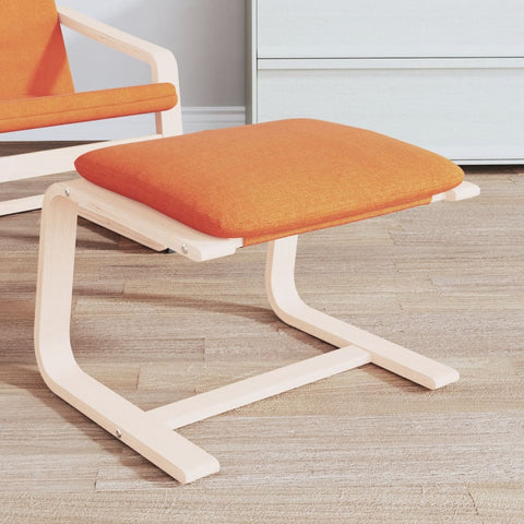 vidaXL Footstool Dark Yellow 51x41x40 cm Fabric
