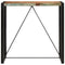 vidaXL Bar Table 110x55x110 cm Solid Wood Reclaimed