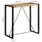 vidaXL Bar Table 110x55x110 cm Solid Wood Reclaimed