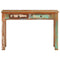 vidaXL Console Table 110x30x75 cm Solid Wood Reclaimed