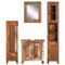 vidaXL 4 Piece Bathroom Furniture Set Solid Wood Reclaimed