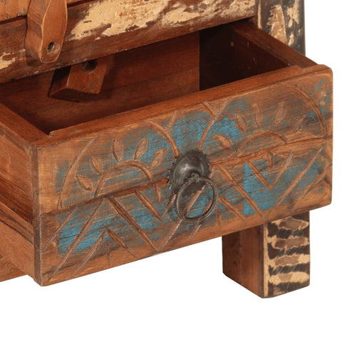vidaXL 4 Piece Bathroom Furniture Set Solid Wood Reclaimed