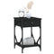 vidaXL Bedside Cabinet Black 40x42x60 cm Engineered Wood