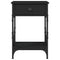 vidaXL Bedside Cabinet Black 40x42x60 cm Engineered Wood