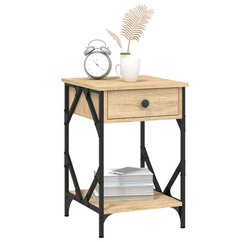 vidaXL Bedside Cabinets 2 pcs Sonoma Oak 40x42x60 cm Engineered Wood