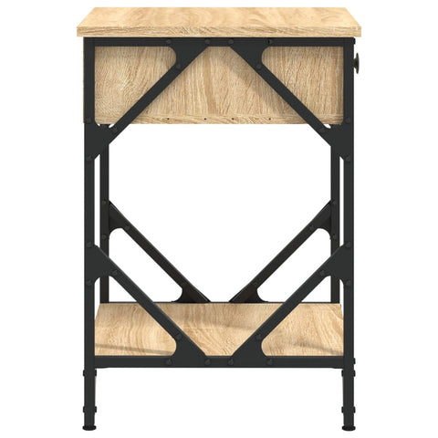 vidaXL Bedside Cabinets 2 pcs Sonoma Oak 40x42x60 cm Engineered Wood