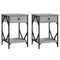 vidaXL Bedside Cabinets 2 pcs Grey Sonoma 40x42x60 cm Engineered Wood