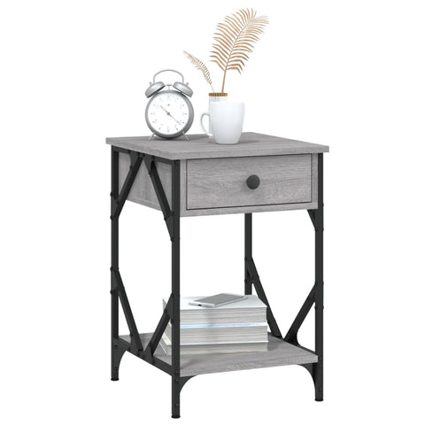 vidaXL Bedside Cabinets 2 pcs Grey Sonoma 40x42x60 cm Engineered Wood