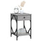 vidaXL Bedside Cabinets 2 pcs Grey Sonoma 40x42x60 cm Engineered Wood