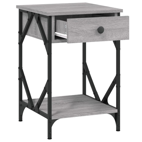 vidaXL Bedside Cabinets 2 pcs Grey Sonoma 40x42x60 cm Engineered Wood