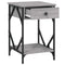 vidaXL Bedside Cabinets 2 pcs Grey Sonoma 40x42x60 cm Engineered Wood