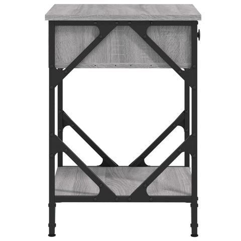 vidaXL Bedside Cabinets 2 pcs Grey Sonoma 40x42x60 cm Engineered Wood