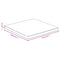 vidaXL Table Top 40x40x2.5 cm Bamboo