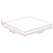 vidaXL Table Top 50x50x2.5 cm Bamboo