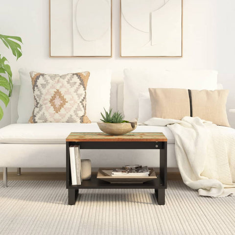 vidaXL Coffee Table 60x50x40 cm Solid Wood Reclaimed