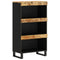 vidaXL Side Cabinet 60x33x107 cm Solid Wood Mango