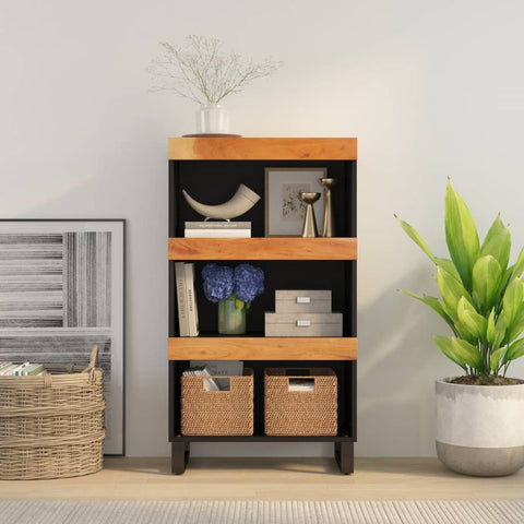 vidaXL Side Cabinet 60x33x107 cm Solid Wood Acacia