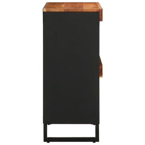 vidaXL Side Cabinet 85x33x75 cm Solid Wood Acacia