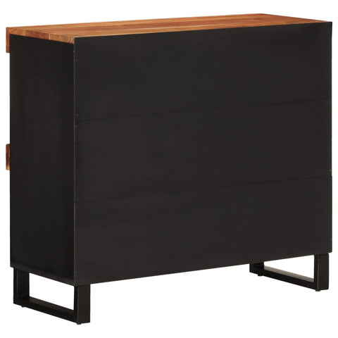 vidaXL Side Cabinet 85x33x75 cm Solid Wood Acacia