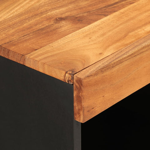 vidaXL Side Cabinet 85x33x75 cm Solid Wood Acacia